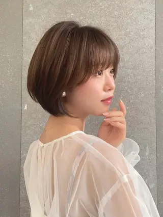 ショート カラー 畔上 尚也のヘアスタイル