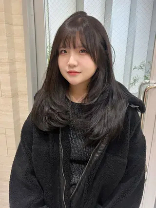 ロング 🎀zina/韓国 🎀amiのヘアスタイル