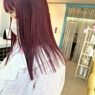 ロング 長嶋美奈/ 韓国風レイヤーカットのマツエク・マツパデザイン