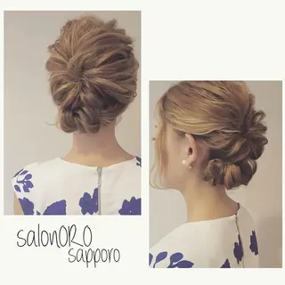ミディアム ヘアアレンジ 池田 真由美のヘアスタイル
