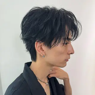 メンズ フェザーパーマ/ 曲がる矯正/酒井壮大のヘアスタイル