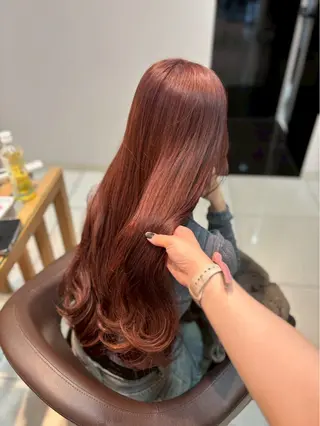 ロング カラー 🎀カットカラーモ デル募集/あゆり🎀のヘアスタイル