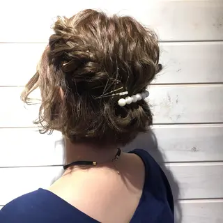 ショート ヘアアレンジ 野崎 ひかりのヘアスタイル