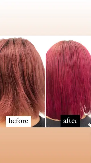 ミディアム YAP！HAIR トコツメアヤノのヘアスタイル
