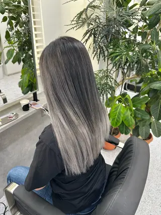 ロング カラー ヘアアレンジ 久米 治仁のヘアスタイル