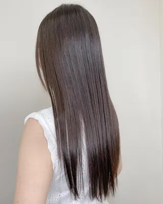 セミロング カラー 【透明感、艶髪】西村 有司のヘアスタイル