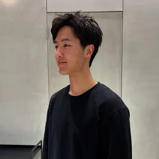 メンズ Wカラー/ボブ/ カット /Rinoのヘアスタイル