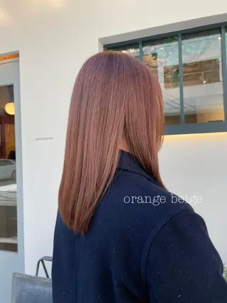 セミロング 顔まわりcut🌿 Hinakoのヘアスタイル