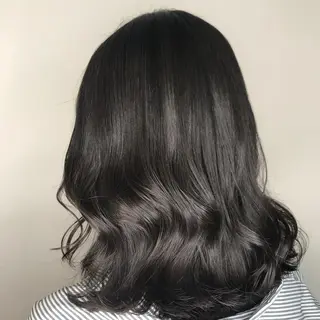 ミディアム カラー 烏丸韓国ヘア🇰🇷 ayaka🎀のヘアスタイル