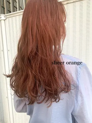 ロング カラー 透明感カラー👑 井上美乃里のヘアスタイル