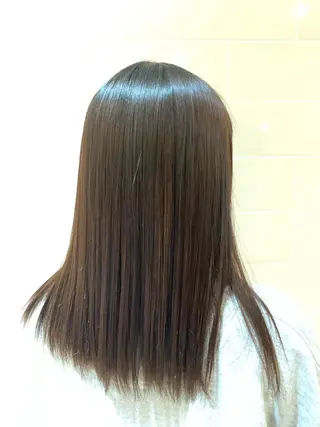 セミロング カラー パーマ 髪質改善/美髪のプ口 中島みきのヘアスタイル