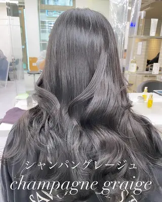 ミディアム カラー パーマ ヘアアレンジ メンズ キッズ ネイル マツエク・マツパ 韓国/トレンド レイヤー【101】のヘアスタイル