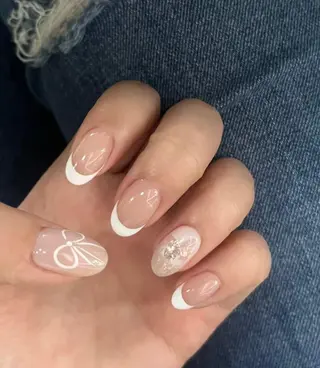 ネイル RAFFINE haru🦋🩵のネイルデザイン