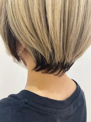ショート 若山 敦のヘアスタイル