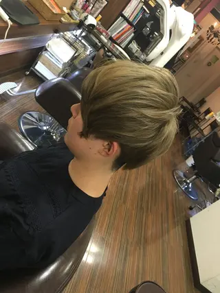 ショート ミディアム セミロング ロング カラー 吉本 yoshimotoのヘアスタイル