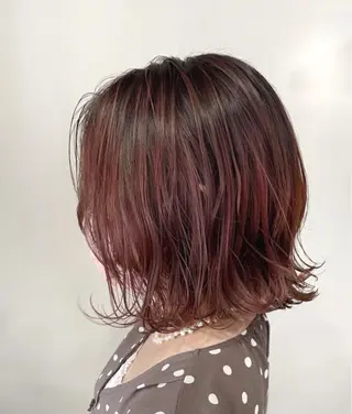 ミディアム カラー ヘアアレンジ 石山涼太 【monolith】のヘアスタイル
