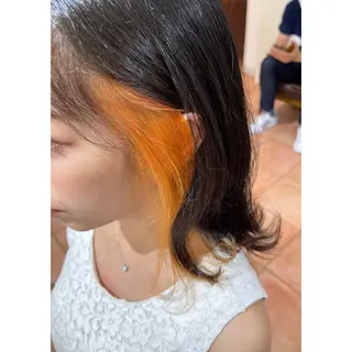 ミディアム カラー ヘアアレンジ 🦋エクステ/透明感 カラー🦋宮川莉央のヘアスタイル