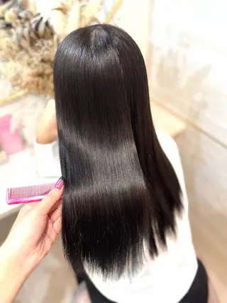 ロング カラー 🩶鈴木茉奈🩶艶髪 /透明感/暖色カラーのヘアスタイル
