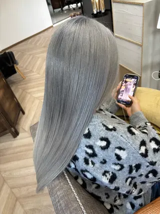 ロング カラー be flot所属・髪質改善/大阪守口市 🐣Ria‪🐣のヘアスタイル