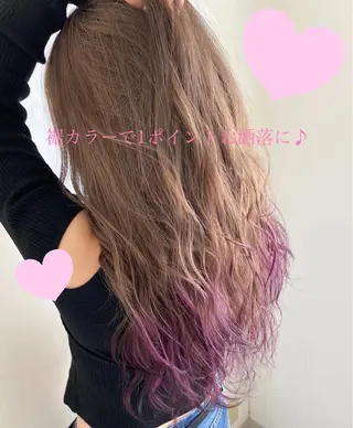 セミロング カラー 美髪矯正・レイヤー 倉友哉のヘアスタイル