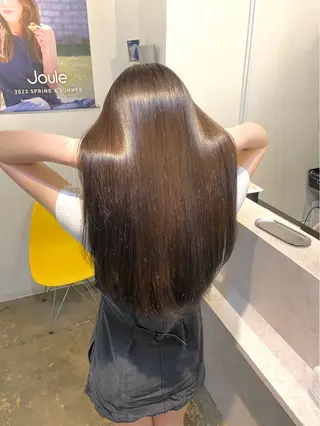 ロング ボブ×レイヤーカット 艶髪🇰🇷中山蓮のヘアスタイル