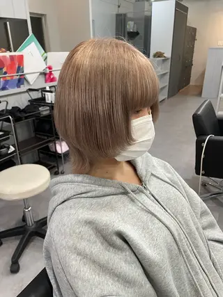 ミディアム カラー ヘアアレンジ Cielro/ダブル カラー/西田咲希のヘアスタイル