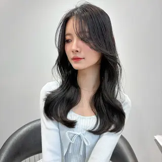 ロング 原宿/韓国レイヤー ボブ/顔周りYasuのヘアスタイル