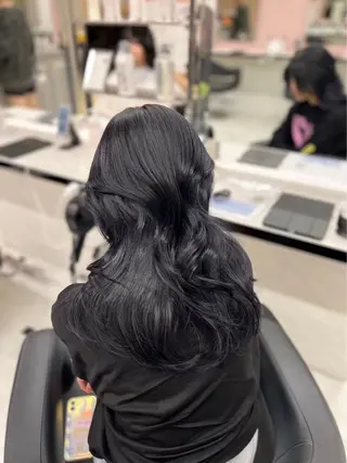 セミロング カラー ♡ハイトーンブリーチ カラーyuuna♡のヘアスタイル