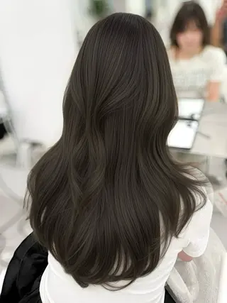 ロング カラー 韓国ヘア🇰🇷× 髪質改善🫧テルのヘアスタイル