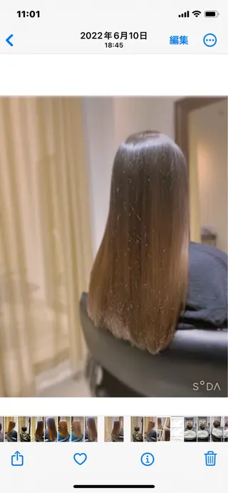 セミロング カラー 🌸スパ・ヘアカラー ソメソメソメサン🌸のヘアスタイル