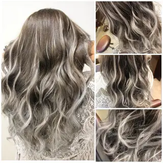 セミロング カラー ヘアアレンジ 次世代シールエクステ 錦糸町 小泉 朋之のヘアスタイル