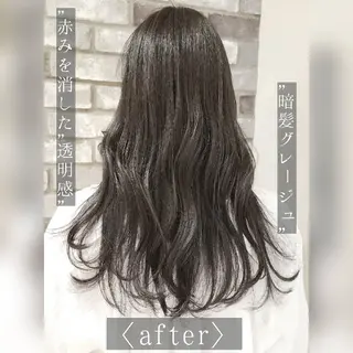 ロング カラー 田中 孝征のヘアスタイル