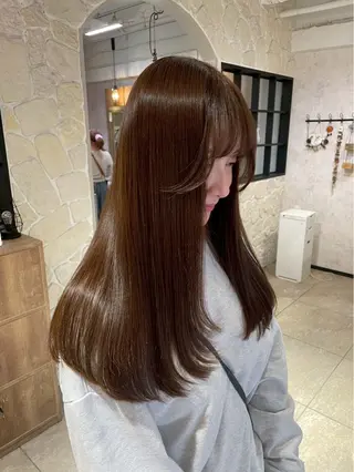 カラー 🐺ིྀ顔周レイヤー /髪質改善🩵aoiのヘアスタイル