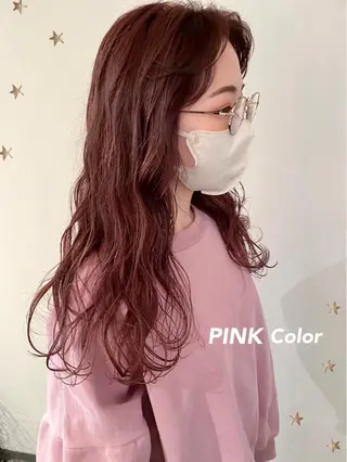 ロング カラー 市川 千夏のヘアスタイル