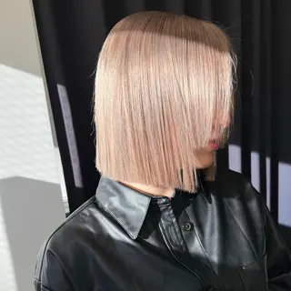 ショート カラー 銀座/メンズ特化/ ハイトーン/KANのヘアスタイル