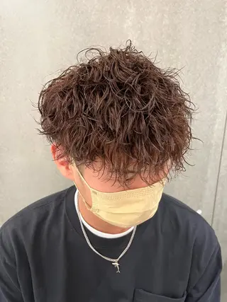 ショート パーマ メンズ 瀧野 翔吾【メンズ特化】のヘアスタイル