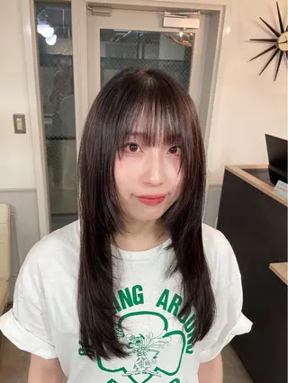 ロング girly/ヘア メイクMitsukiのヘアスタイル