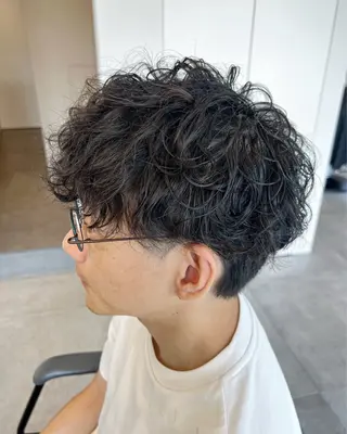 パーマ メンズ Ore🫧タナカマヤ /柔らかい質感カラーのヘアスタイル