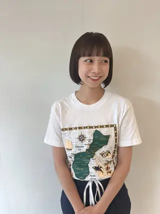 ミディアム カラー ill/ダブルカラー 髪質改善/小島のヘアスタイル