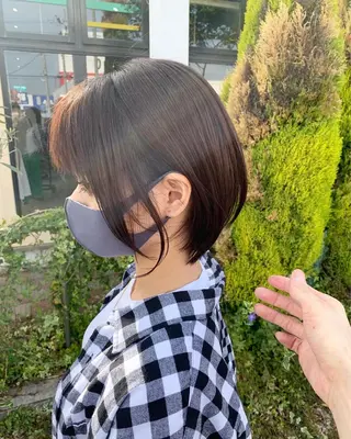 ショート カラー 大野 智亜里のヘアスタイル