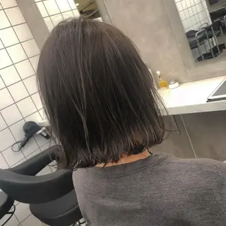 ショート カラー ヘアアレンジ 美髪矯正/透明感カラ ー🫧YUUKI🫧のヘアスタイル