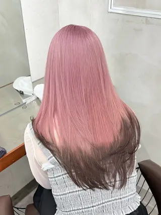 ロング カラー nico TOKYO 渋谷所属・ブリーチ ハイトーン 特化🌈フジタハルキのヘアスタイル