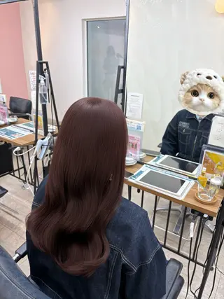 ロング HASHI AYAKAのヘアスタイル