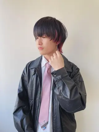 ショート カラー メンズ スギヤマ ショウゴのヘアスタイル