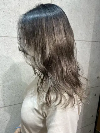 セミロング 韓国パーマ 美容師 和田爽良のヘアスタイル