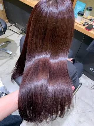 ロング カラー ノグチ ナツコのヘアスタイル