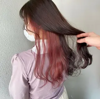 ロング カラー あさだ しゅうたろうのヘアスタイル