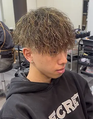 パーマ メンズ 年間2000名担当◎ パーマ職人/仲原佑樹のヘアスタイル