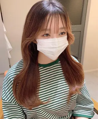 ロング 平尾 樹里のヘアスタイル