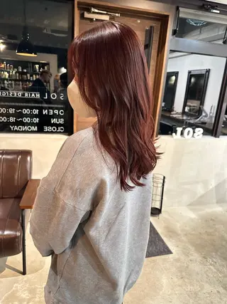 カラー 木村 朱里のヘアスタイル